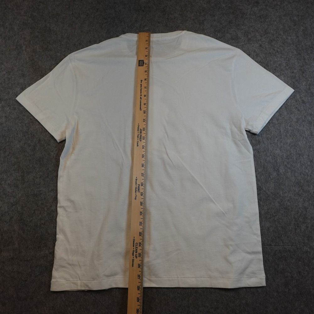 Polo Ralph Lauren Shirt Mens Medium White Bear Skiing Fair Isle Classic Cotton - Picture 6 of 10
